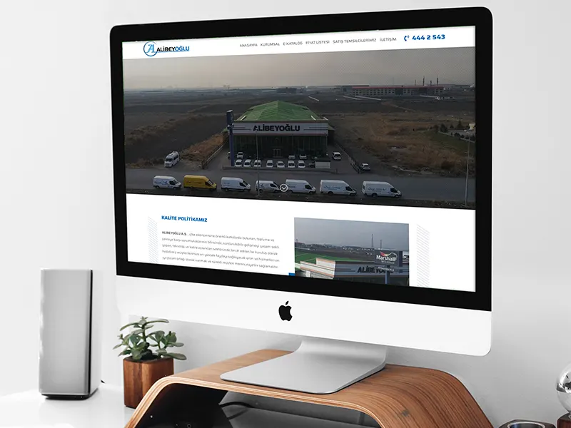 Alibeyoğlu A.Ş. Kurumsal Web Sitesi