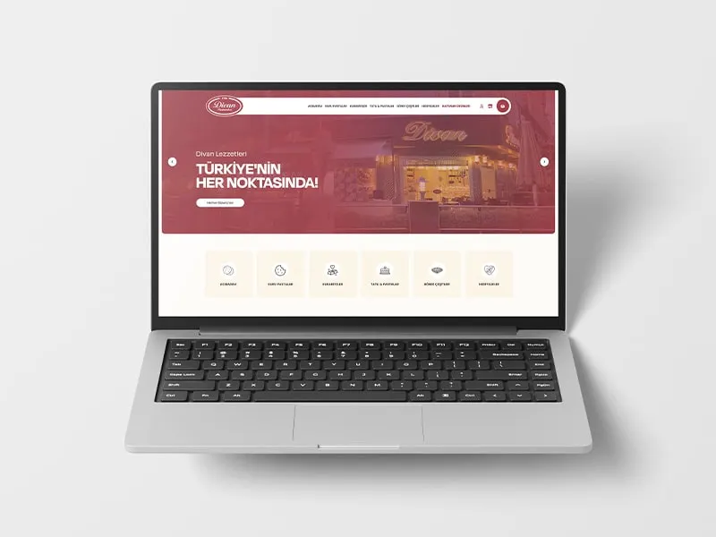 Divan Pastanesi E-Ticaret Sitesi
