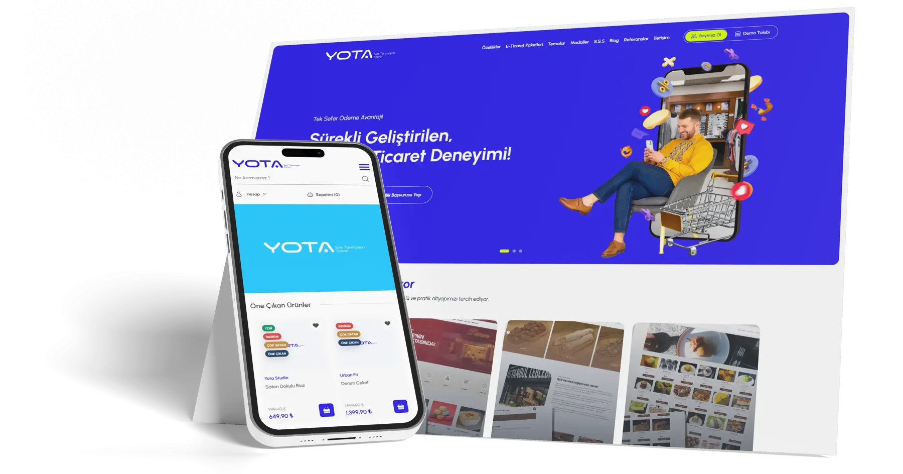 E-ticaret yazılımı ile online satış gücünüzü artırın.